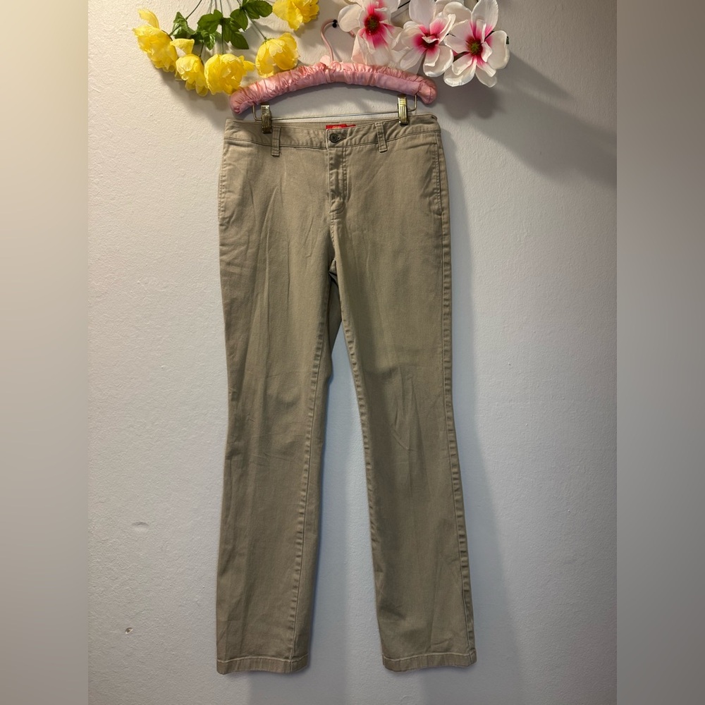 Dickies Women's Straight Leg Jeans in Beige